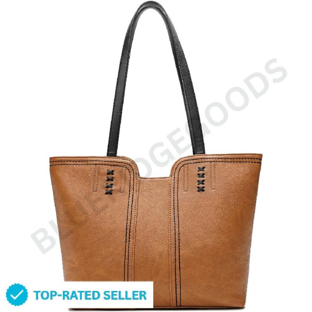 Top Handle Satchel Purse Tote Bag Elegant Minimal Chic Everyday Carry